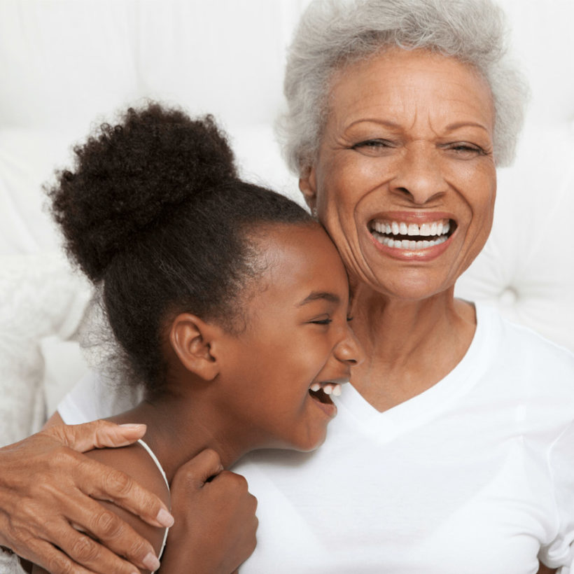 black woman and grand daughter